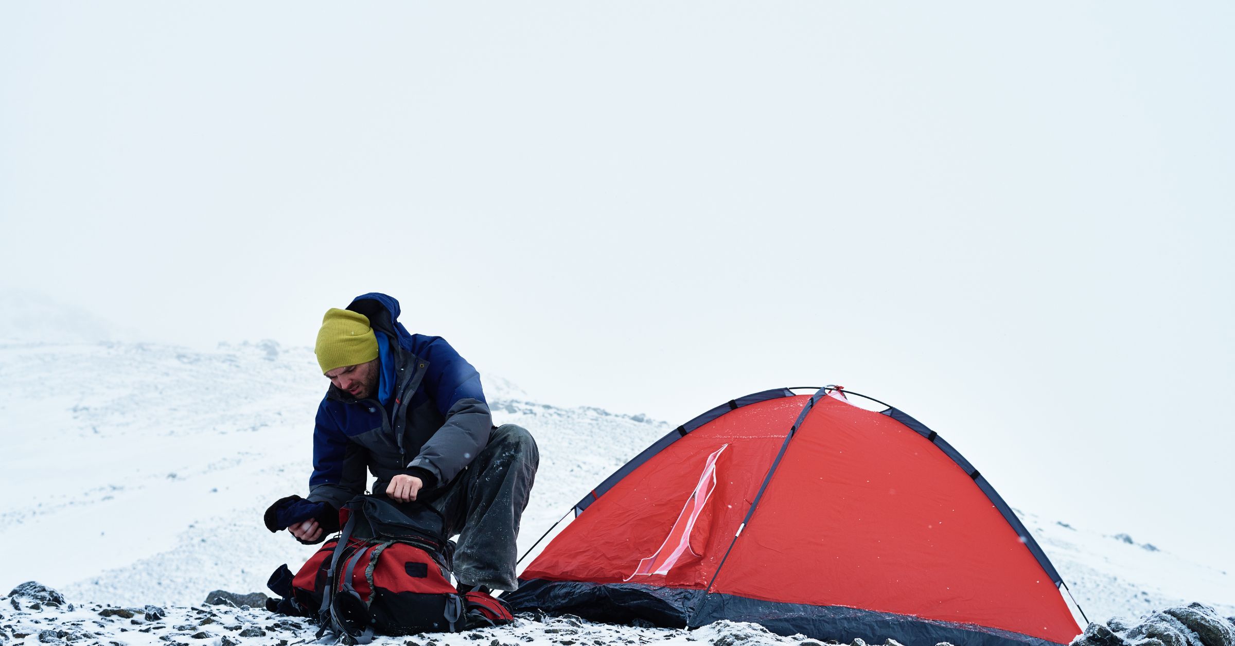 insulate a tent for winter camping
